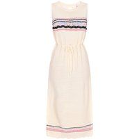 IZIA Kleid Frauen cremeweiß mehrfarbig