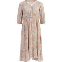 usha Midikleid Damen Blau Mehrfarbig