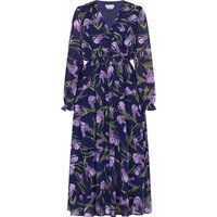 usha Kleid Damen Blau Mehrfarbig