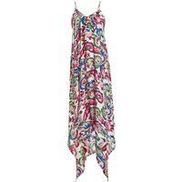 Asymmetrisches Maxikleid mit Paisley-Print