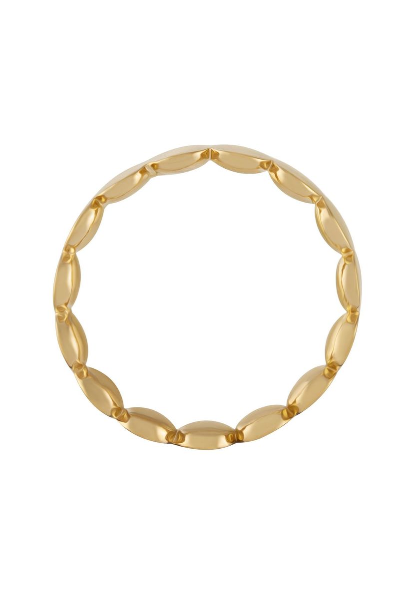 Gelbgoldener Ring im Bohème-Stil