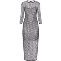 Mymo Kleid Frauen weiß-schwarz