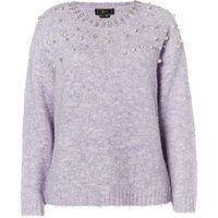 Faina Strickpullover Damen lila