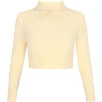 Mymo Pullover Frauen hellgelb