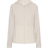 Lässige Fleecejacke mit Kapuze und Reißverschluss
