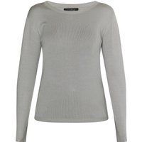 Klassischer Langarmpullover mit Rundhalsausschnitt