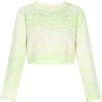 IZIA Pullover Frauen hellgrün mehrfarbig