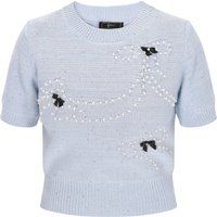 Faina Pullover Frauen hellblau