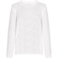 Strukturierter, flauschiger Strickpullover
