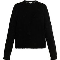 Romantischer Strickpullover mit Blumenstickerei
