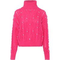 Faina Pullover mit Perlen Damen Rosa
