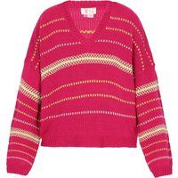 IZIA Pullover Frauen Fuchsie Limette
