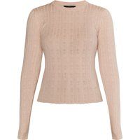 Langärmliger Rippstrick Pullover