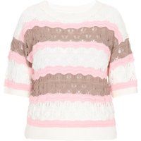 usha Pullover Frauen braunen Streifen