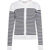 Klassische Strickjacke mit Streifenmuster