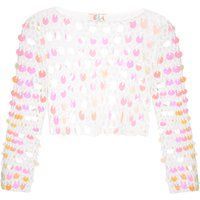 IZIA Pullover Frauen cremefarben