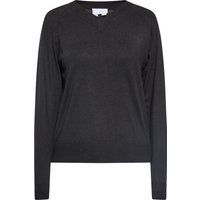 Damen Langarm V-Ausschnitt Pullover