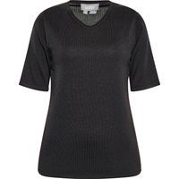 Damen Langarm V-Ausschnitt Pullover