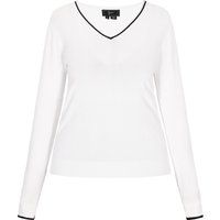 Faina Pullover Frauen cremefarben