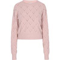 Strukturierter Strickpullover mit verkürztem Schnitt