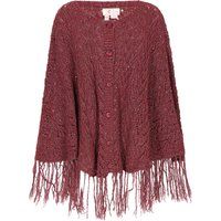 IZIA Poncho Frauen Burgund