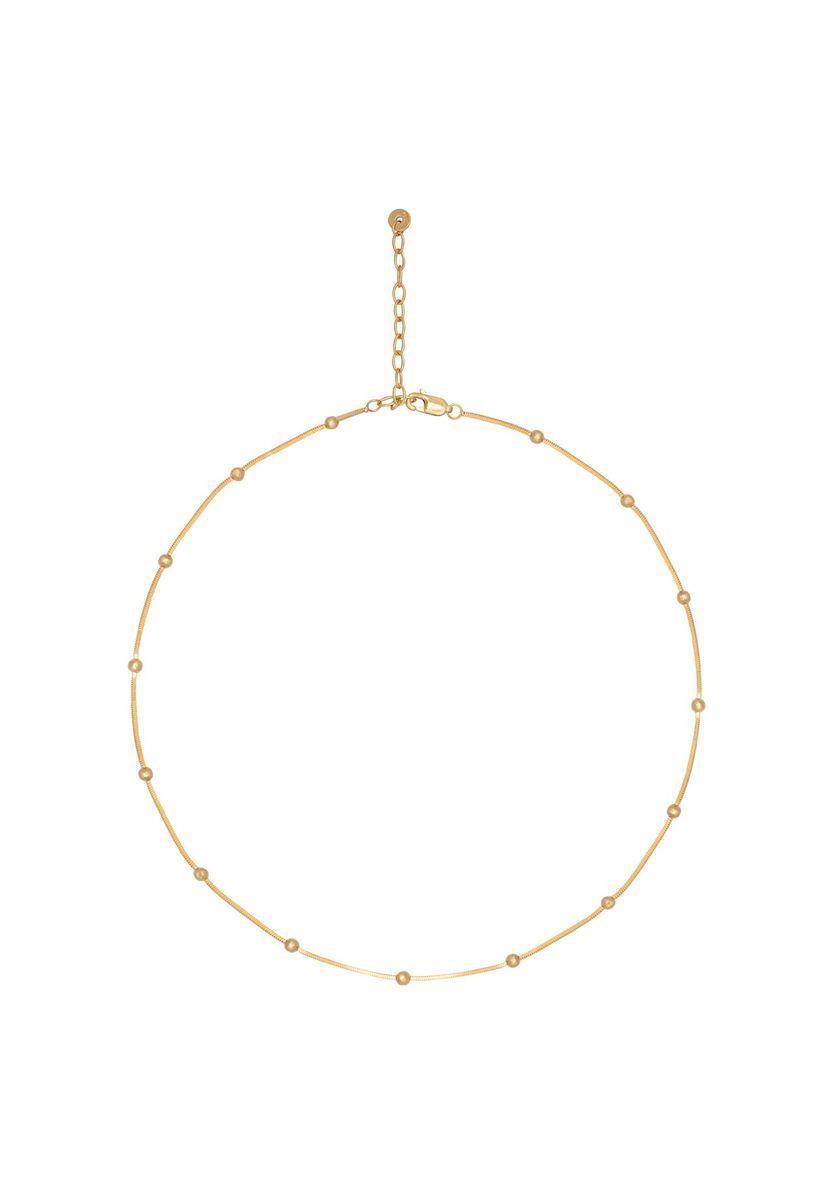 Filigrane, vergoldete Kugelkette