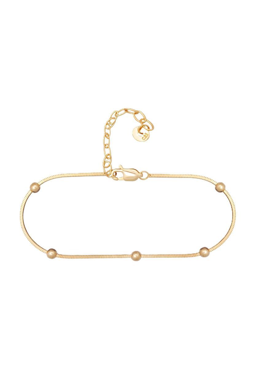 Elegantes goldenes Schlangenkettenarmband