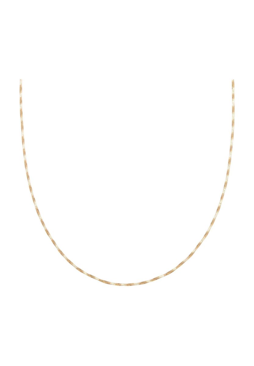 Zarte, vergoldete Sterlingsilberkette
