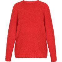 Texturierter Strickpullover mit Rundhalsausschnitt