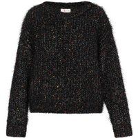 IZIA Pullover Frauen schwarz mehrfarbig