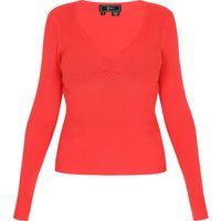 Faina Pullover Frauen Rot