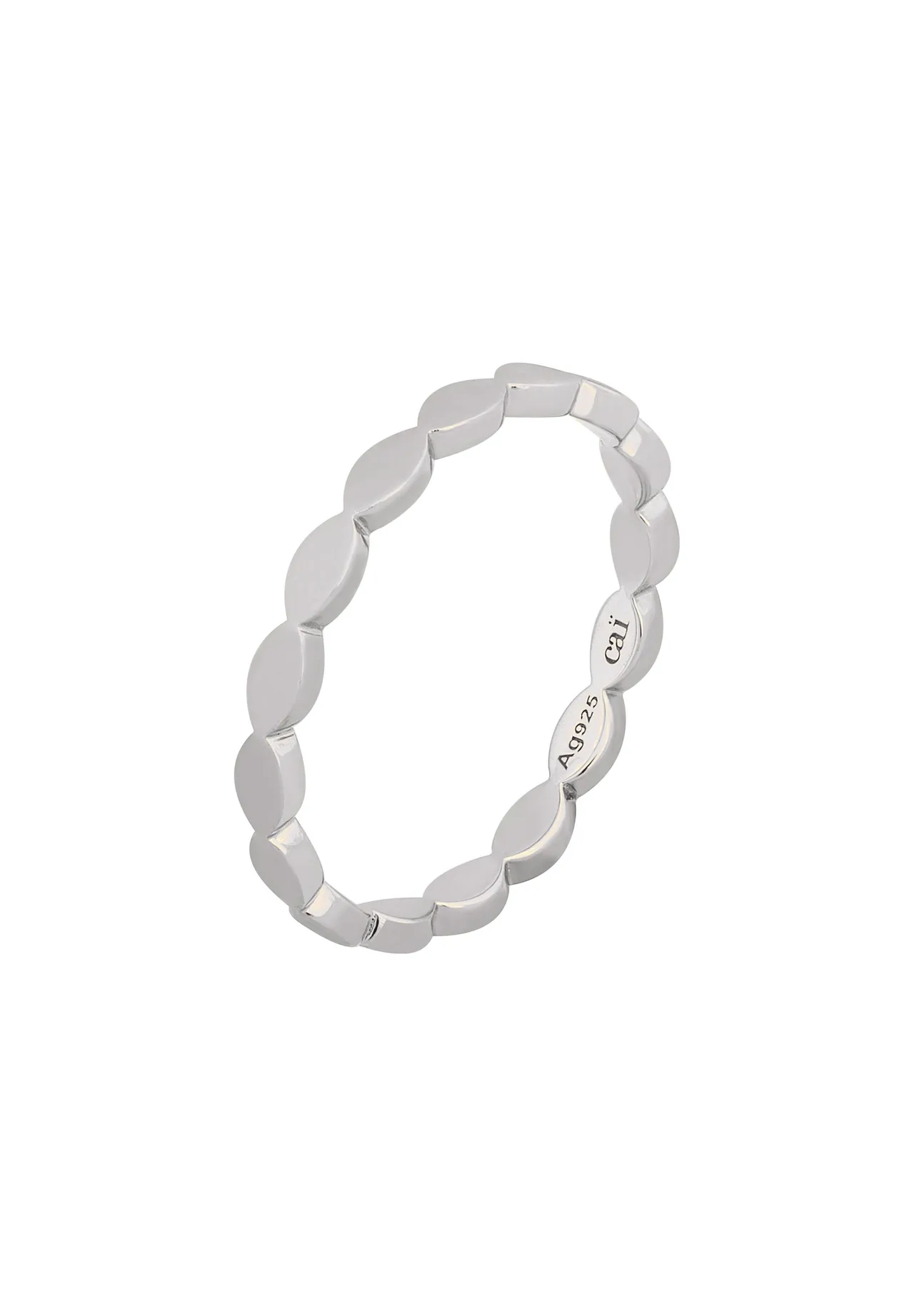 Sterling Silber Ring mit Herz-Ausschnitt