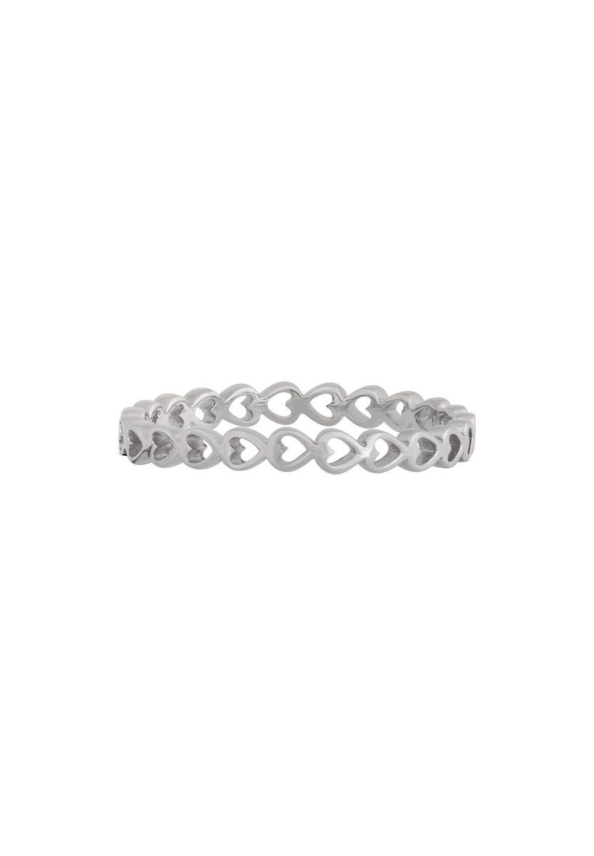 Sterling Silber Ring mit Herz-Ausschnitt