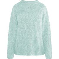 Oversized Strickpullover in Mint Melange