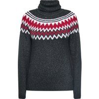 Festlicher Rollkragenpullover mit Muster
