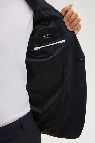 JOOP! Herby Dunkelblaues Reise-Sakko Stretch Wollmix Slim Fit