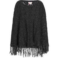 IZIA Poncho Frauen Schwarz
