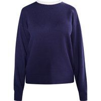 usha Strickpullover Damen marine weiss