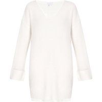 Eleganter Langarmpullover mit V-Ausschnitt