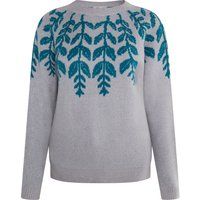 Floral Intarsia Strickpullover