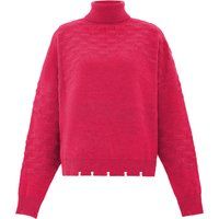 Faina Rollkragenpullover Damen Rosa
