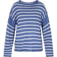 Faina Pullover Frauen blau weiß