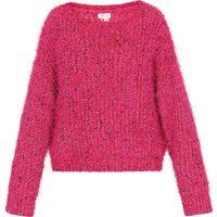 IZIA Pullover Frauen fuchsia mehrfarbig