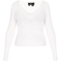 Faina Pullover Frauen cremefarben