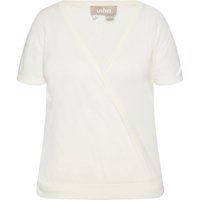 usha Strickpullover Damen Wollweiß