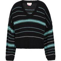 IZIA Pullover Frauen schwarz aqua