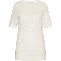 usha Strickpullover Damen Wollweiß