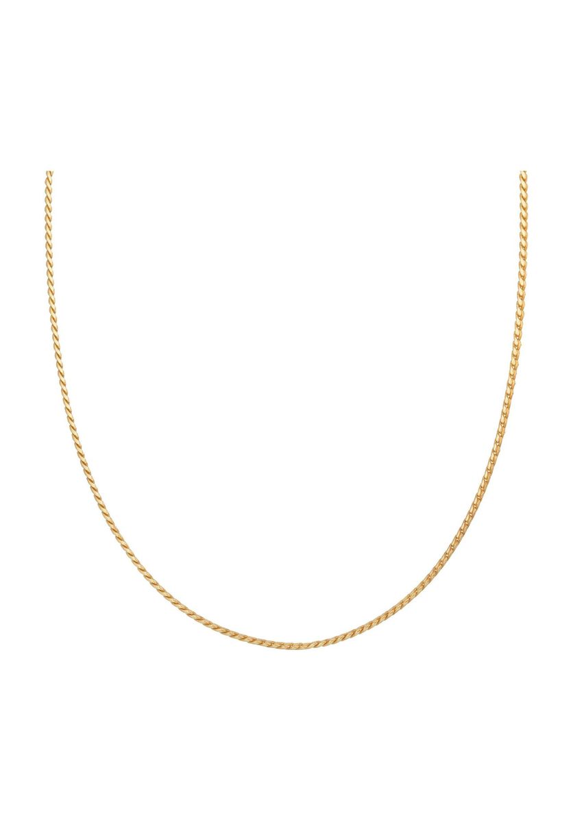 Feine, vergoldete Weizenketten-Halskette