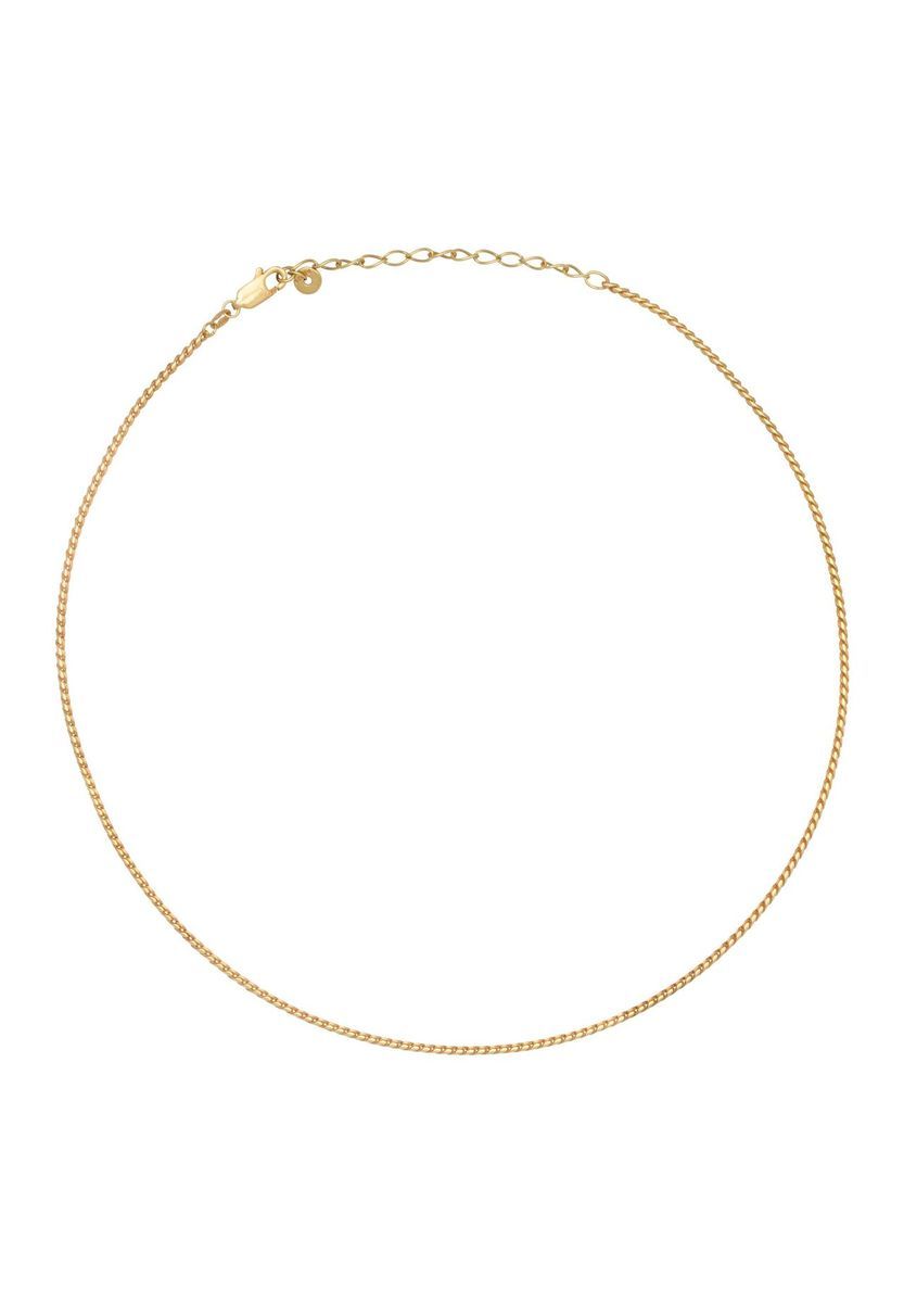 Feine, vergoldete Weizenketten-Halskette