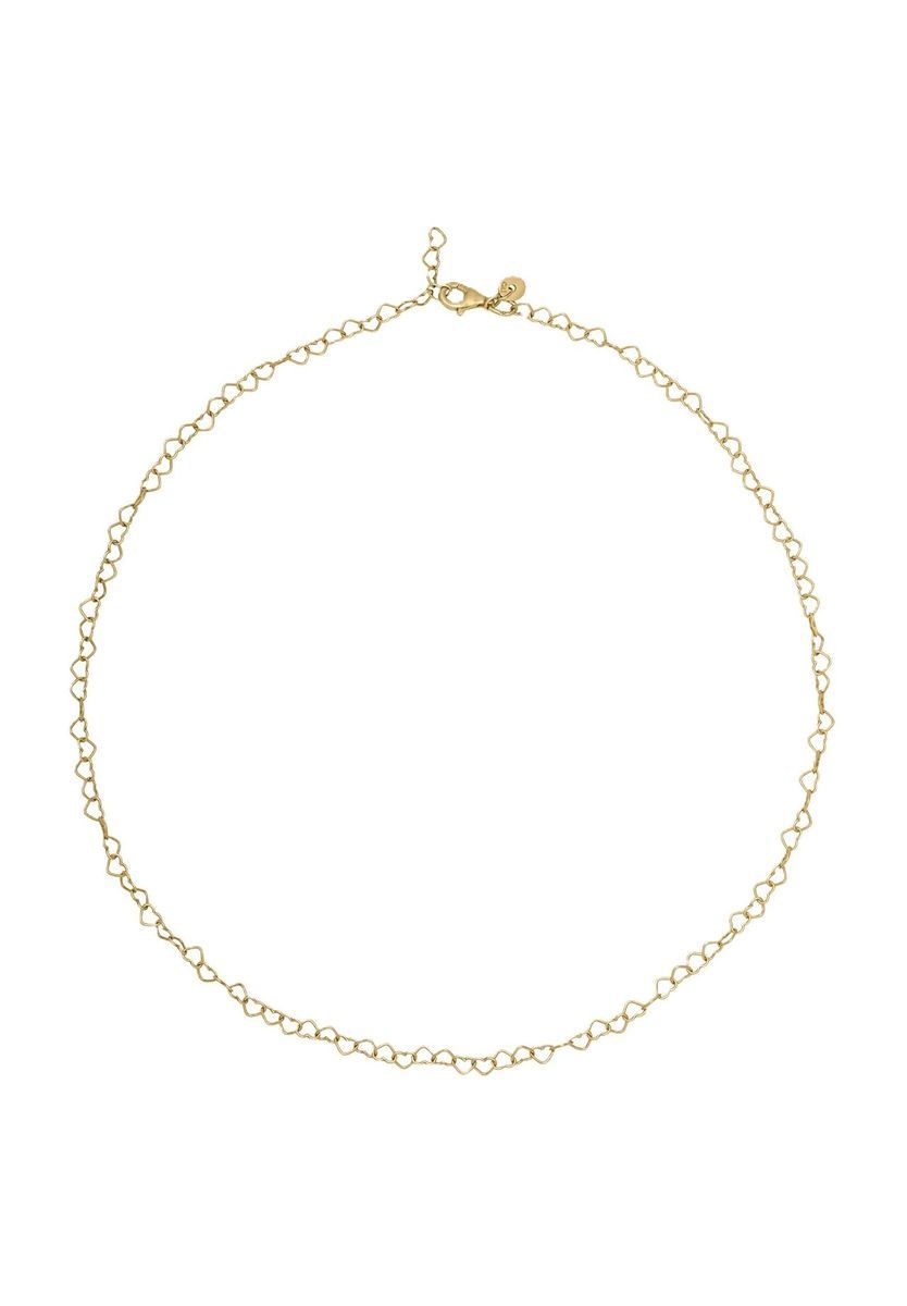 Herzkette in Gold
